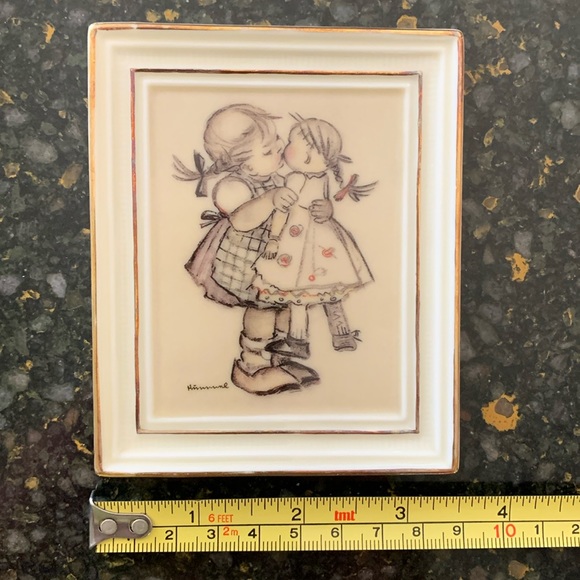 Miniature Set Of Authentic Reproduction Of M. I. Hummel on Porcelain Plate. - Picture 7 of 8